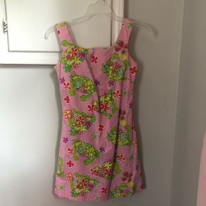 Lilly Pulitzer size 0 crab print pink dress